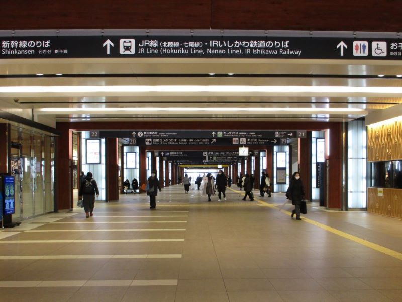 金沢駅のコンコース